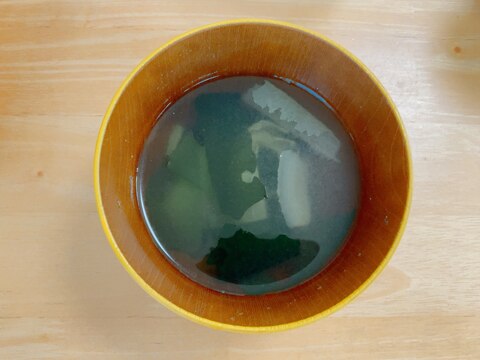 白菜の昆布茶スープ